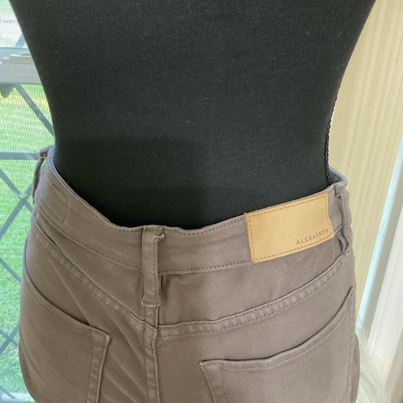 All Saints Women's Skinny Jeans - Taupe - Picture 1 of 7